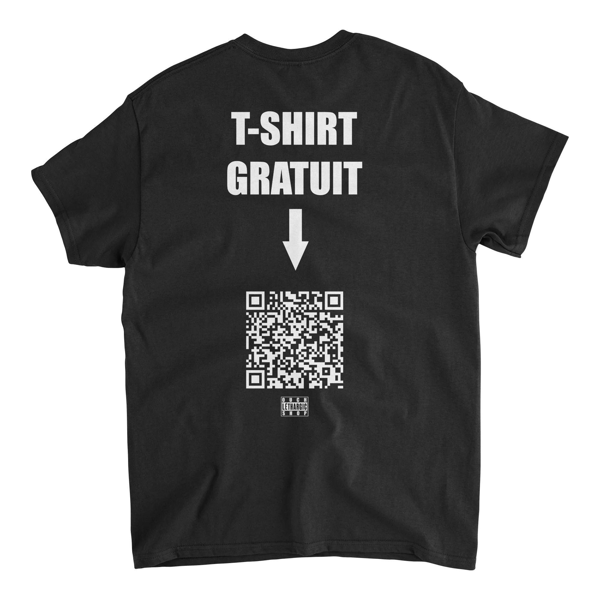 T-shirt gratuit (impression arrière) - Image 3