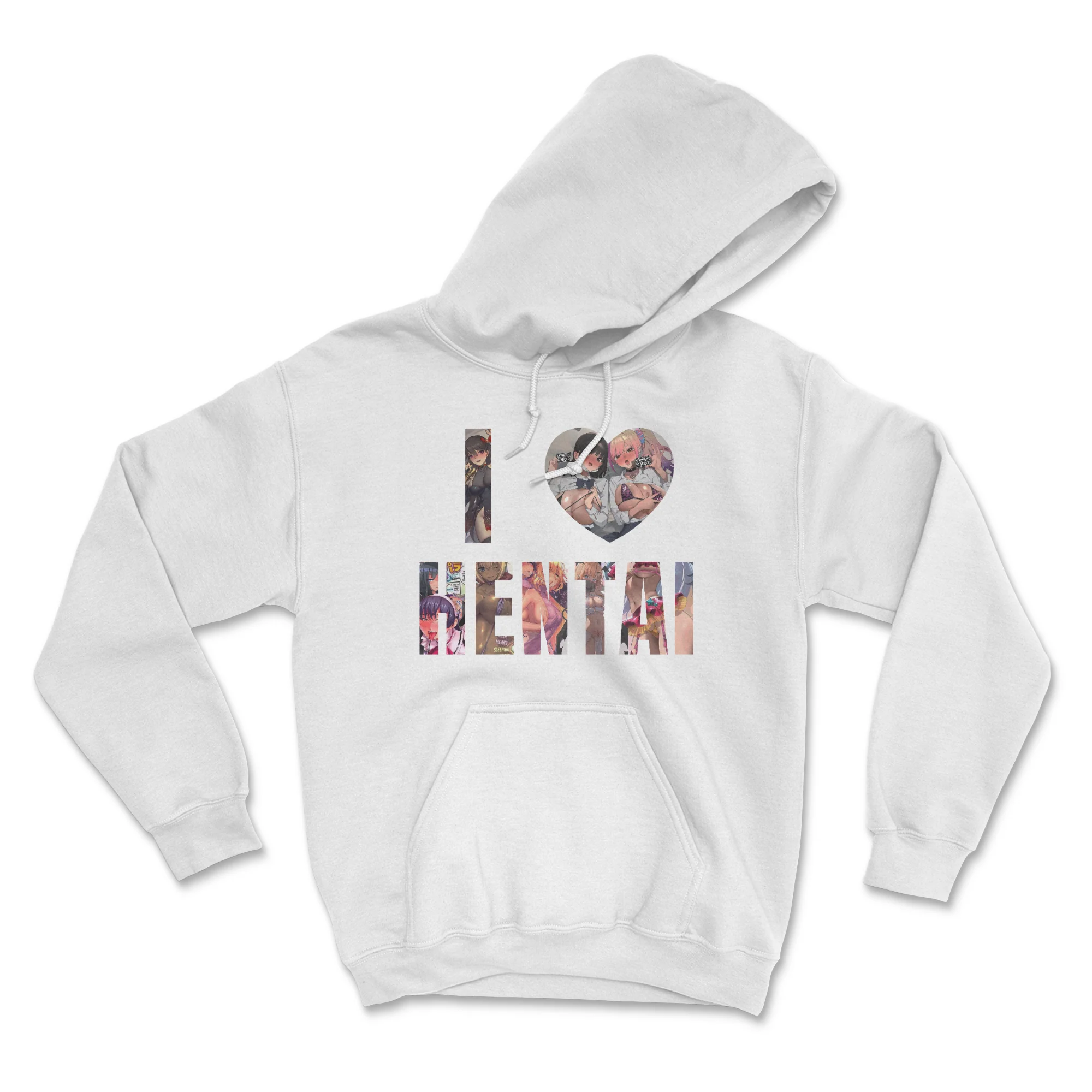 Hoodie - I love hentai - Image 3