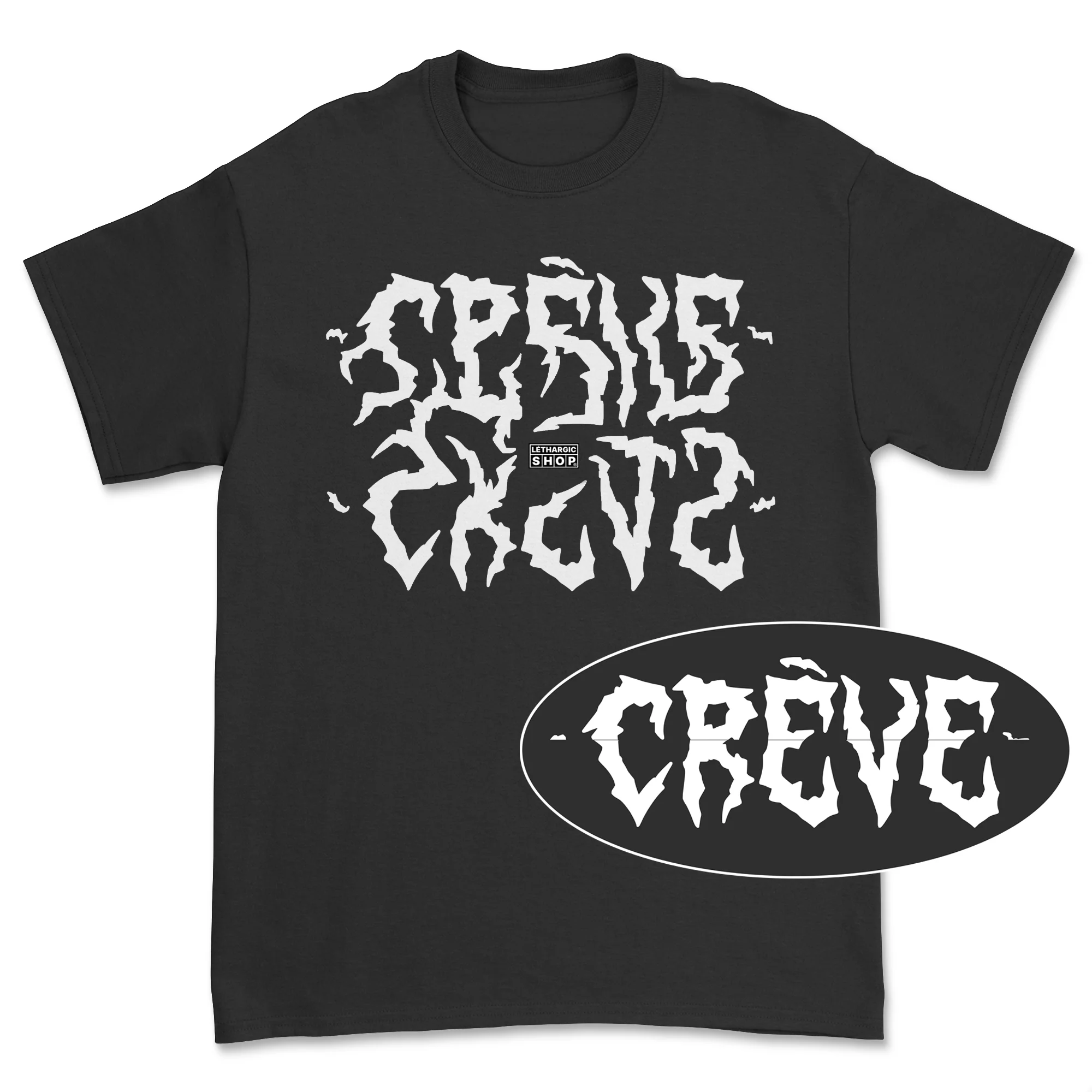 T-shirt - Message secret stylisé CRÈVE - Image 3