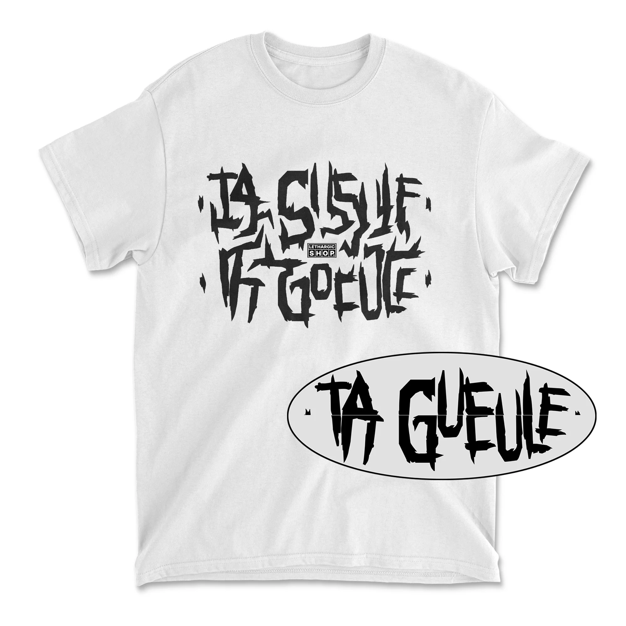 T-shirt - Message secret stylisé TA GUEULE - Image 3