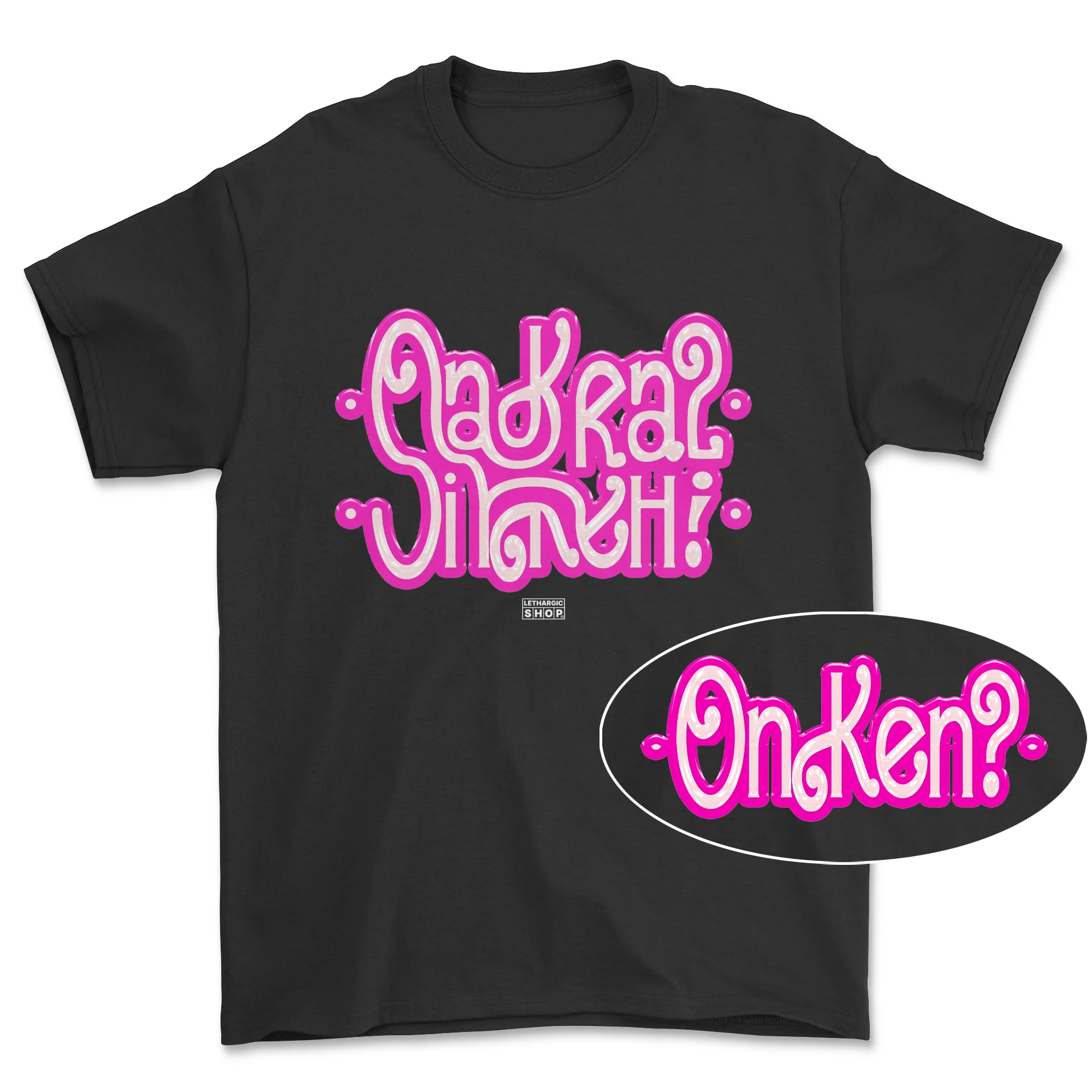 T-shirt - Message secret texturé On Ken ? - Image 3